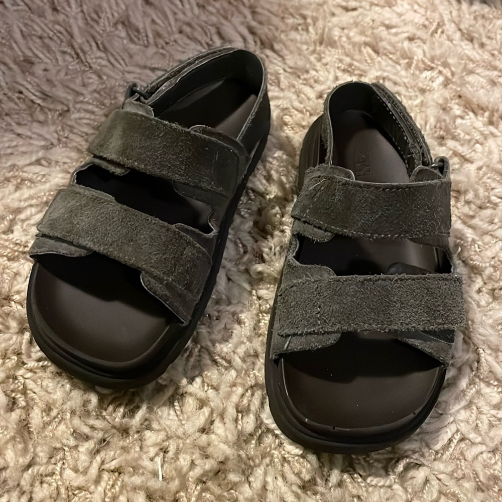 Zara sandals (suede)